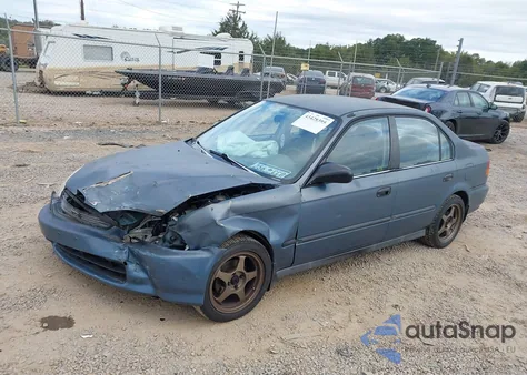 1996 Honda Civic Dx из США, поврежденный, VIN 2HGEJ6621TH552638